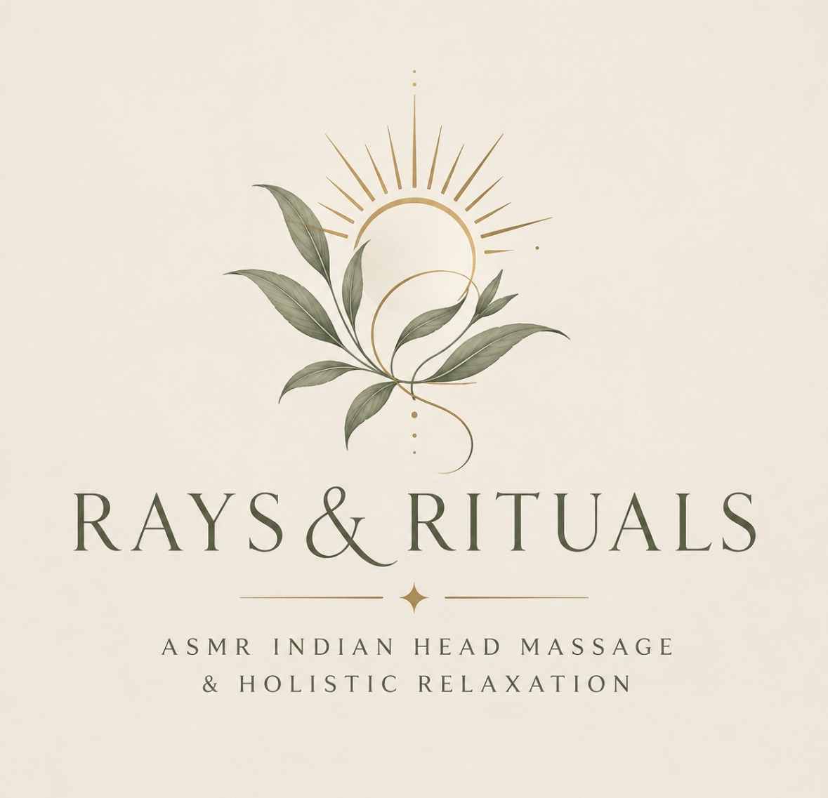 Rays & Rituals botanical sun logo